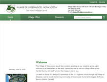 Tablet Screenshot of greenwoodnovascotia.com